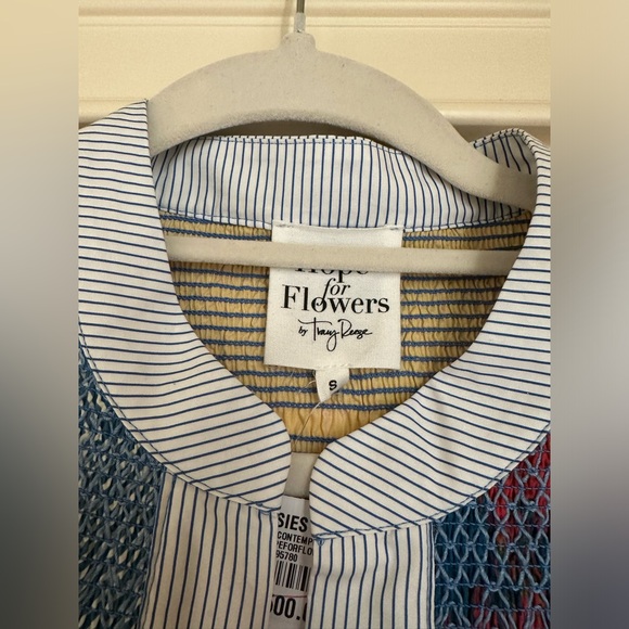 Hope For Flowers by Tracy Reese Patchwork Shirt Dress NWT - Picture 7 of 11